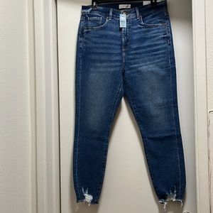 Loft High waist skinny ankle jeans